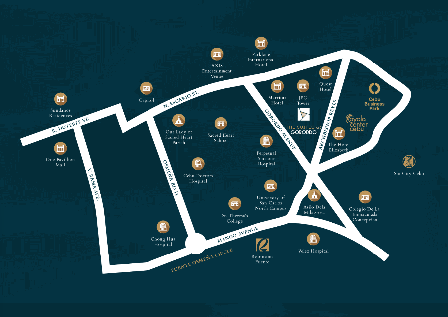The Suites at Gorordo location